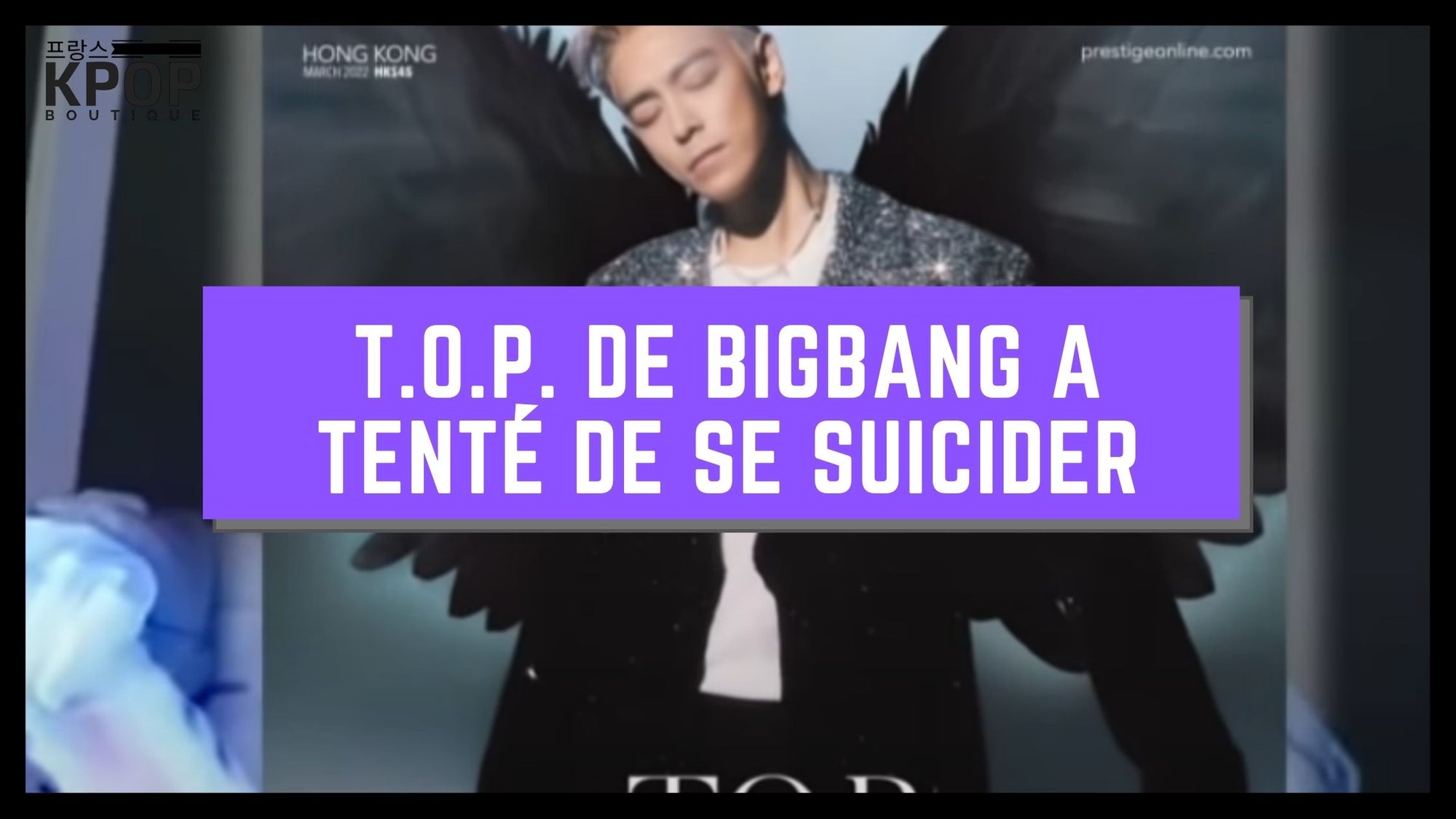 T.O.P. de BIGBANG A TENTE DE SE SUICIDER