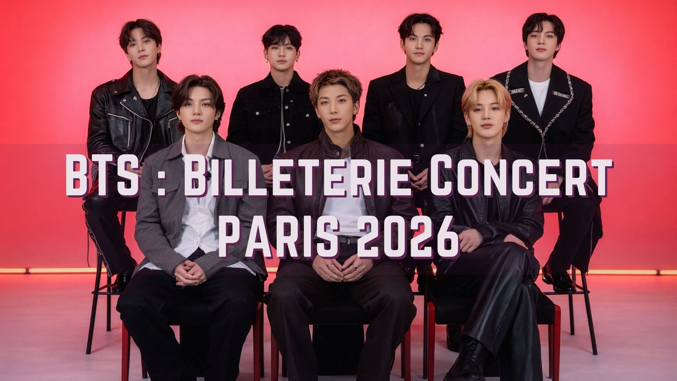 BTS : Réservez vos billets pour Paris dès ce jeudi (Tournée mondiale 2026)