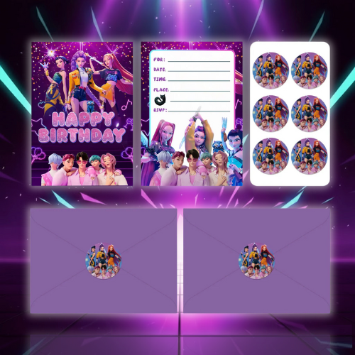 Carte de vœux Huntrix KPop