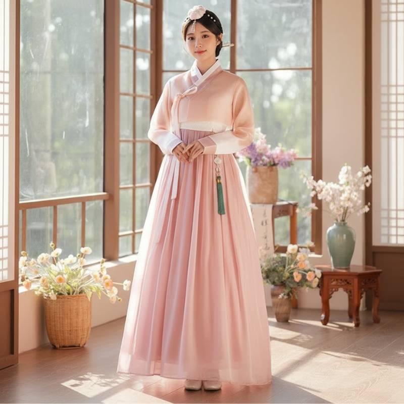 Costume Hanbok Traditionnel pour Femme