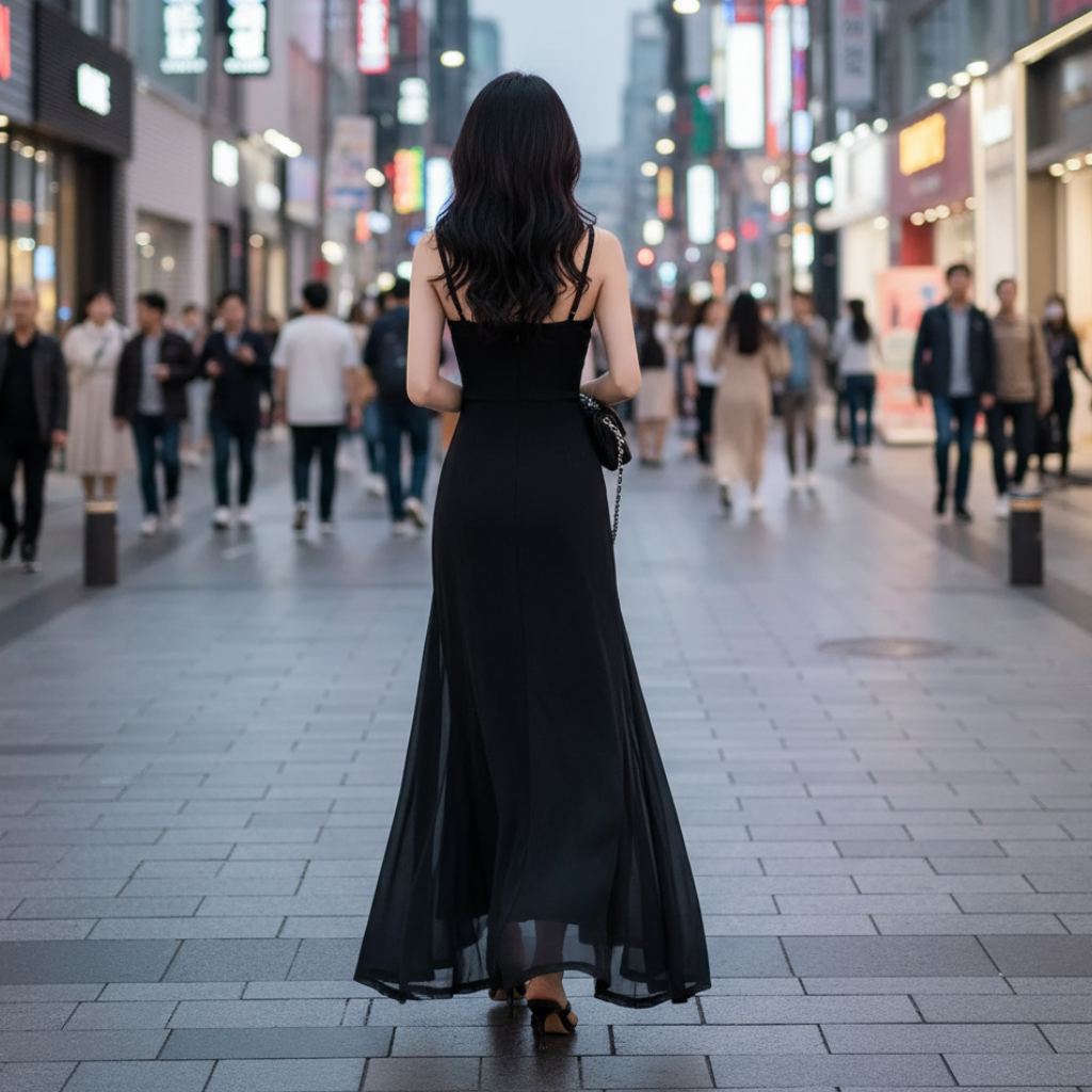 Robe Sexy à Fines Bretelles