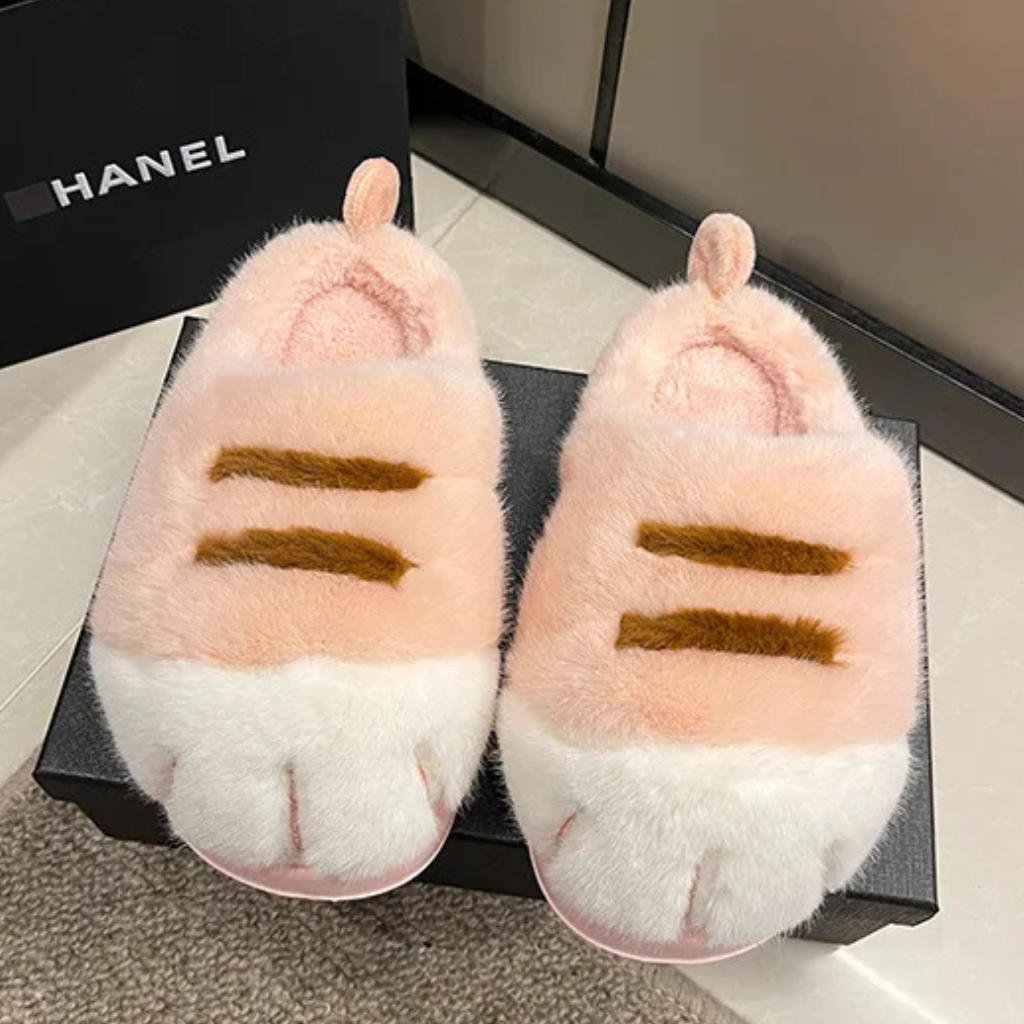 Pantoufles Patte de Chat