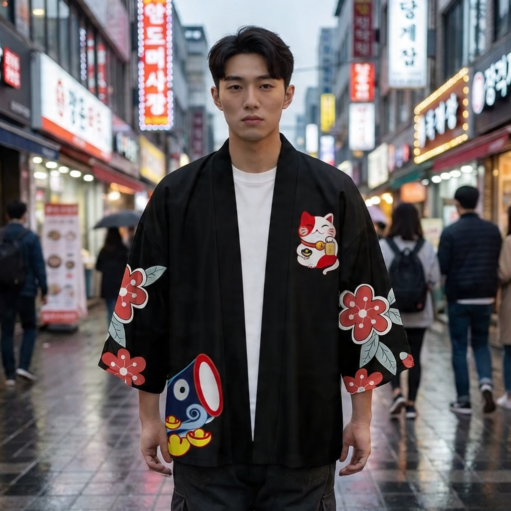 Kimono Chat Samouraï