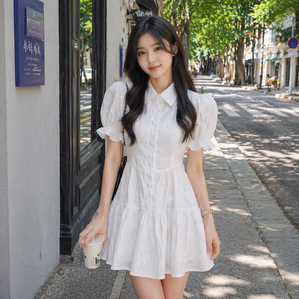 Robe Chemise Blanche