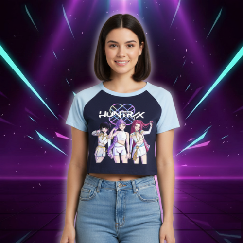 Crop T-shirt Huntrix Demon Hunters