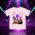 2025 Hot Movie Soft Cotton Baby Girls T Shirt Children's Clothing KPop Demon Hunters Fans Gifts Kids Clothes Fashion Casual Tops (Copie)