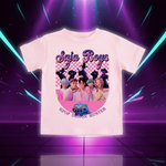 2025 Hot Movie Soft Cotton Baby Girls T Shirt Children's Clothing KPop Demon Hunters Fans Gifts Kids Clothes Fashion Casual Tops (Copie)