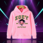 2025 KPop Demon Hunter Cartoon Girls Boy Hooded Sweatshirt Warm Children's Korean Fashion Casual Tops Casual Girls Clothing