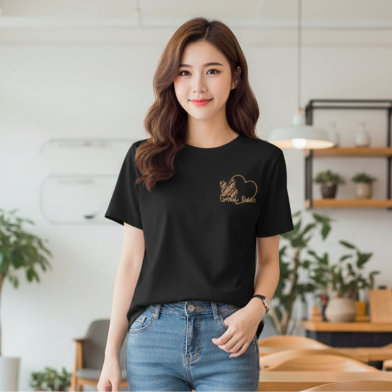 T-Shirt Mode Coréenne Femme