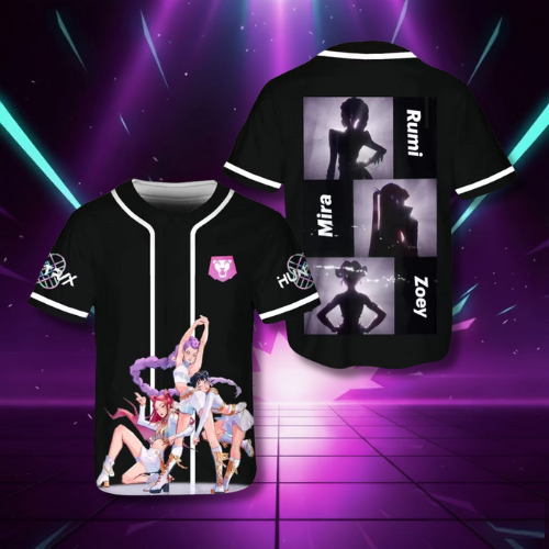 T-shirt Huntrix streetwear KPOP