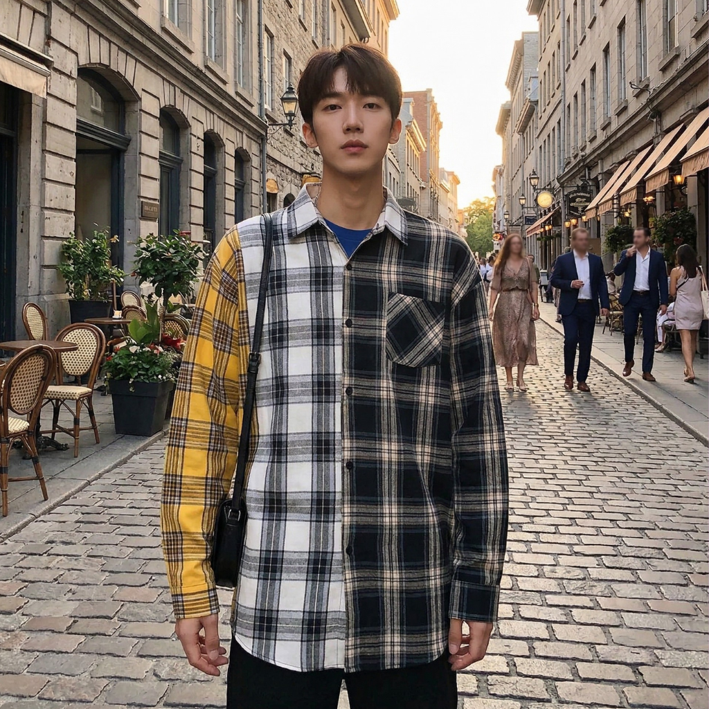 Chemise Patchwork BTS