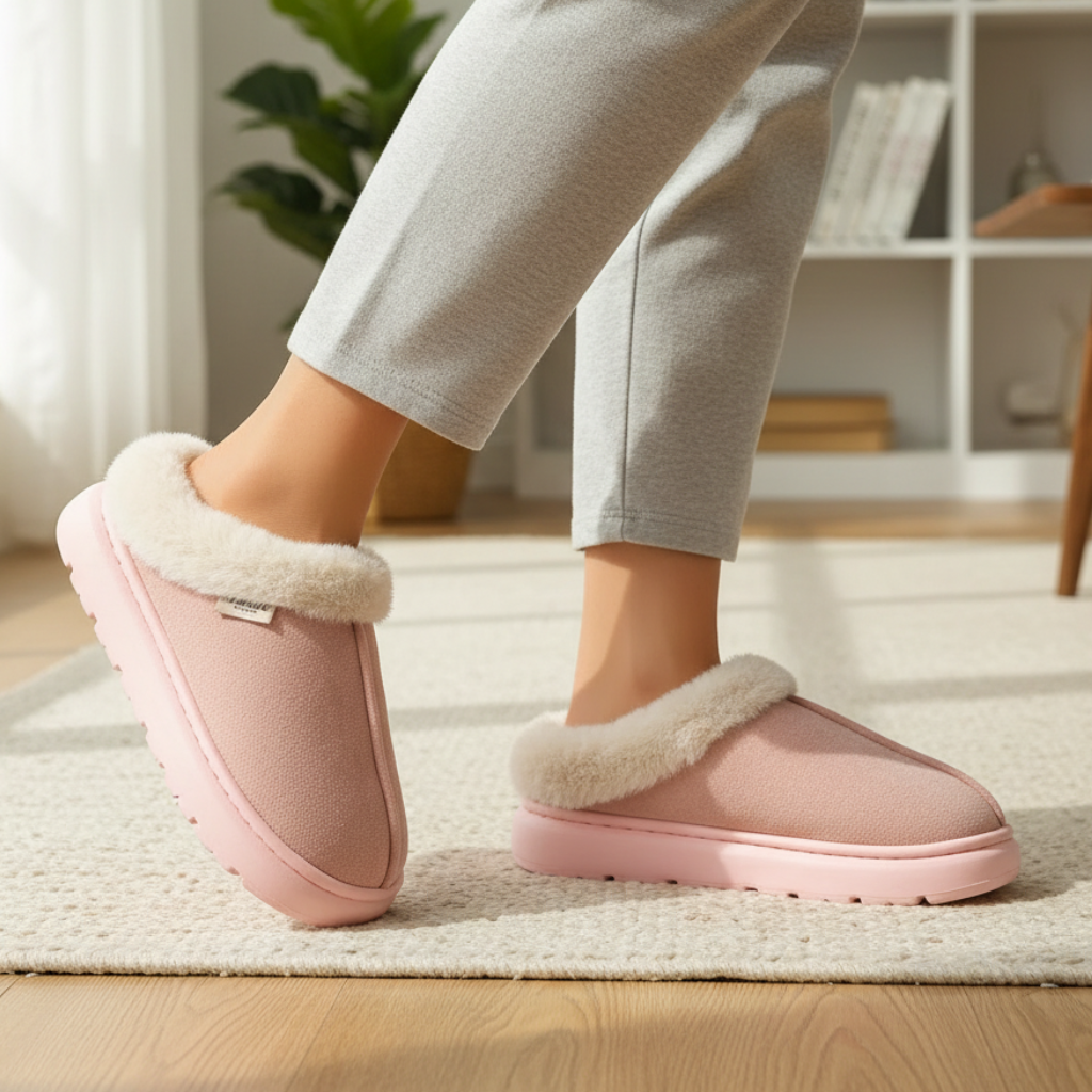 Chaussons Mules Fourrées