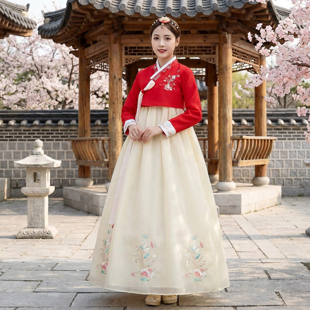 Hanbok Seolhwa Brodé