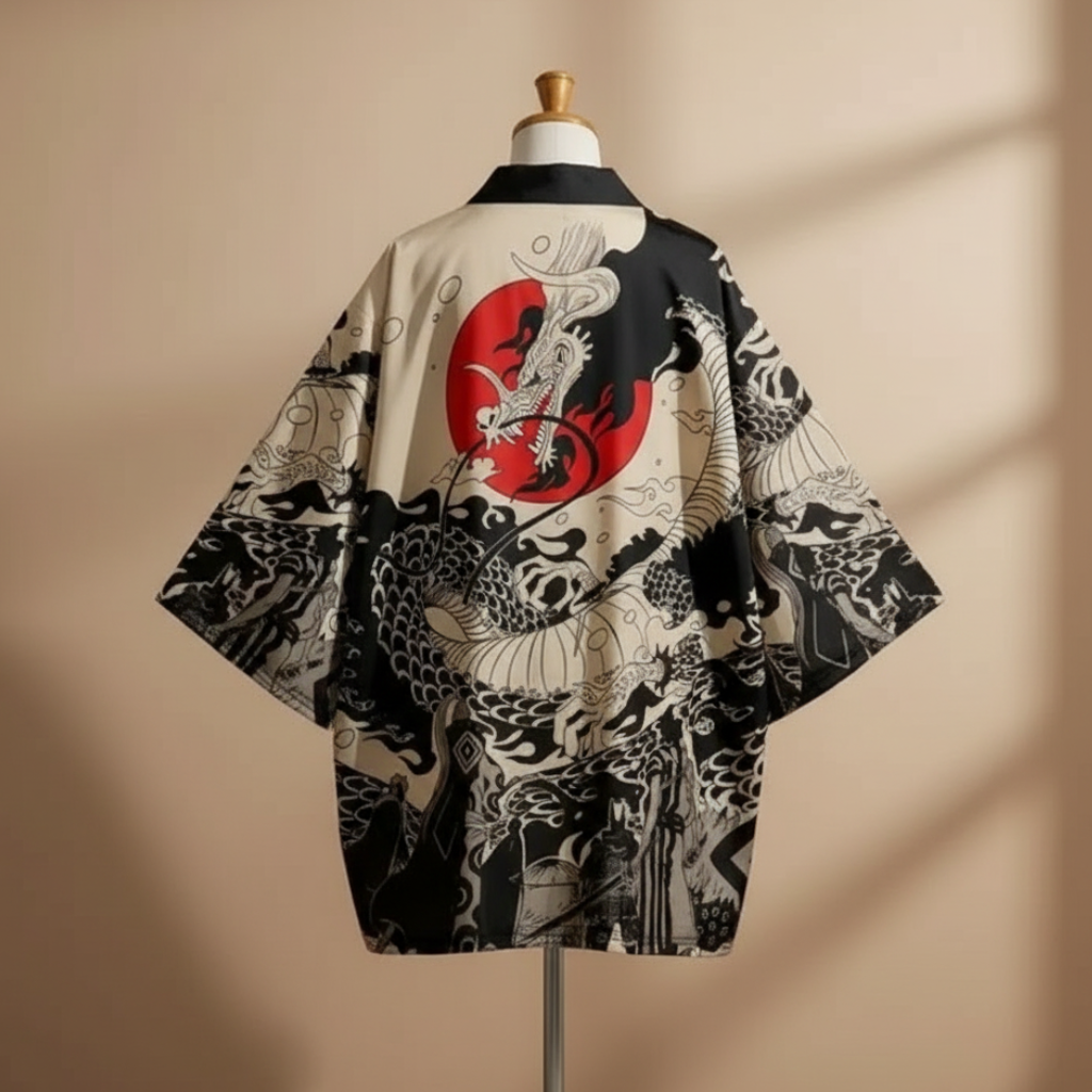 Kimono Cardigan Dragon