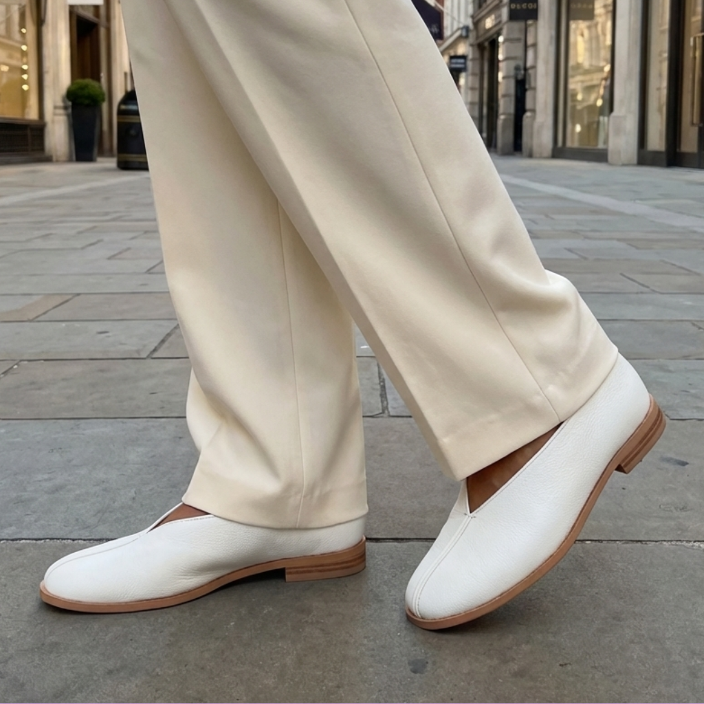 Ballerine Femme en Cuir