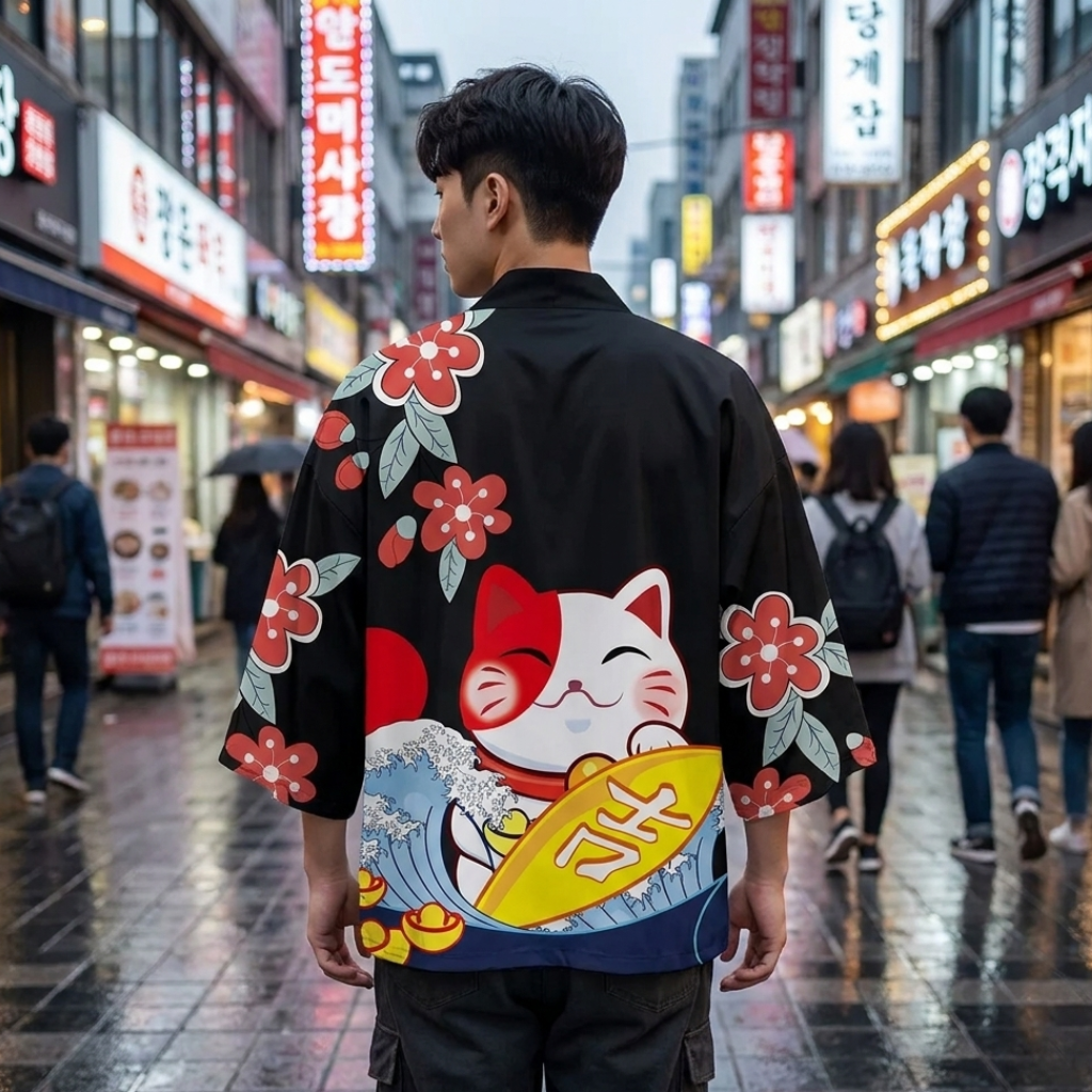 Kimono Chat Samouraï