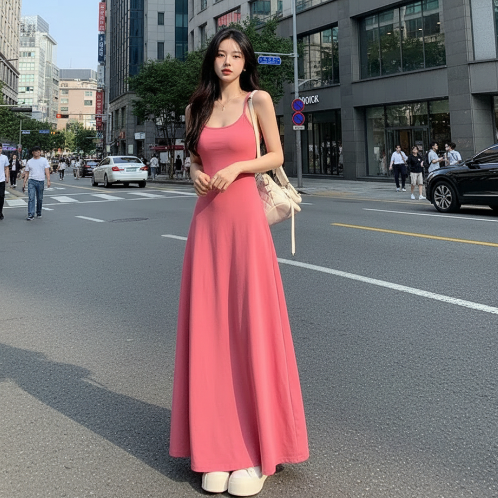 Robe Longue Fluide Femme