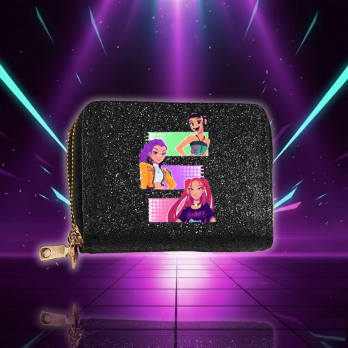 Mini Portefeuille Kawaii Huntrix Demon Hunters