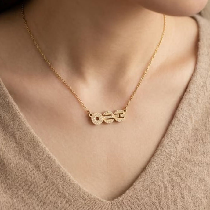 Collier BTS ARIRANG Doré