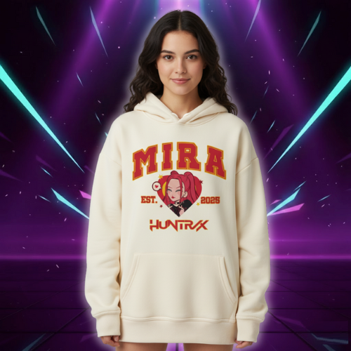 Sweat à Capuche Oversize Personnages Huntrix