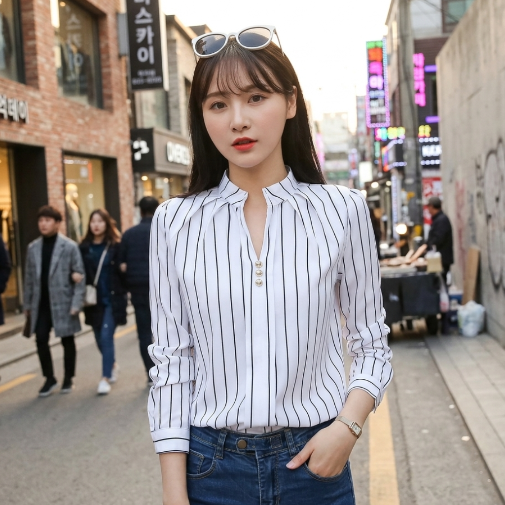 Chemise Rayée Femme