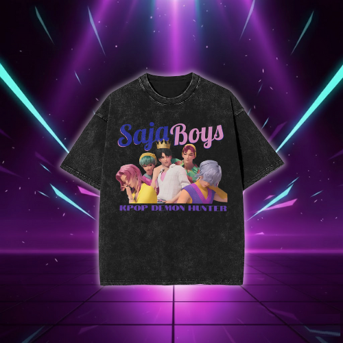 T-shirt Vintage KPop Saja Boys