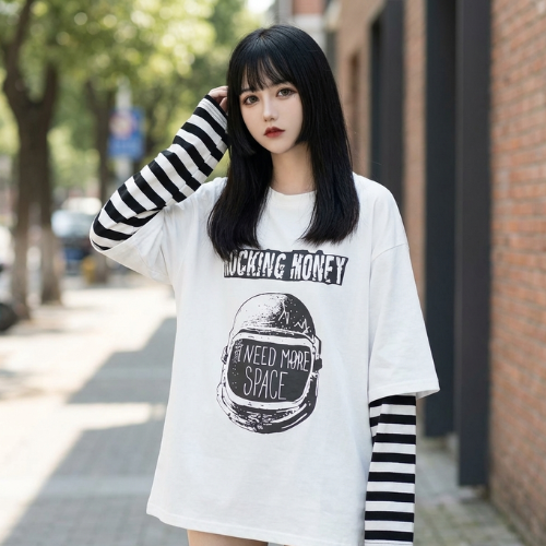 T-Shirt Long Rocking Money