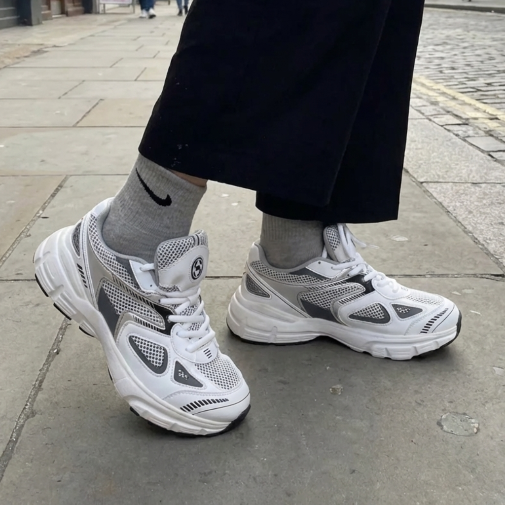 Sneaker Chunky Grise