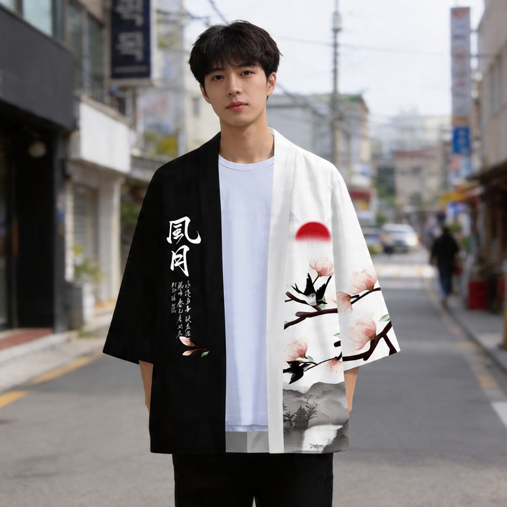 Veste Kimono Imprimé