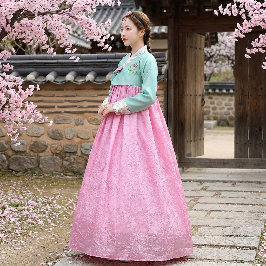 Hanbok Femme Pastel