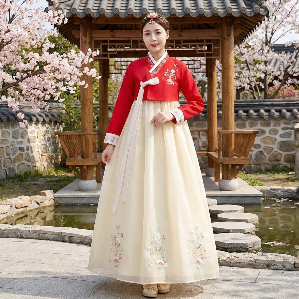 Hanbok Seolhwa Brodé