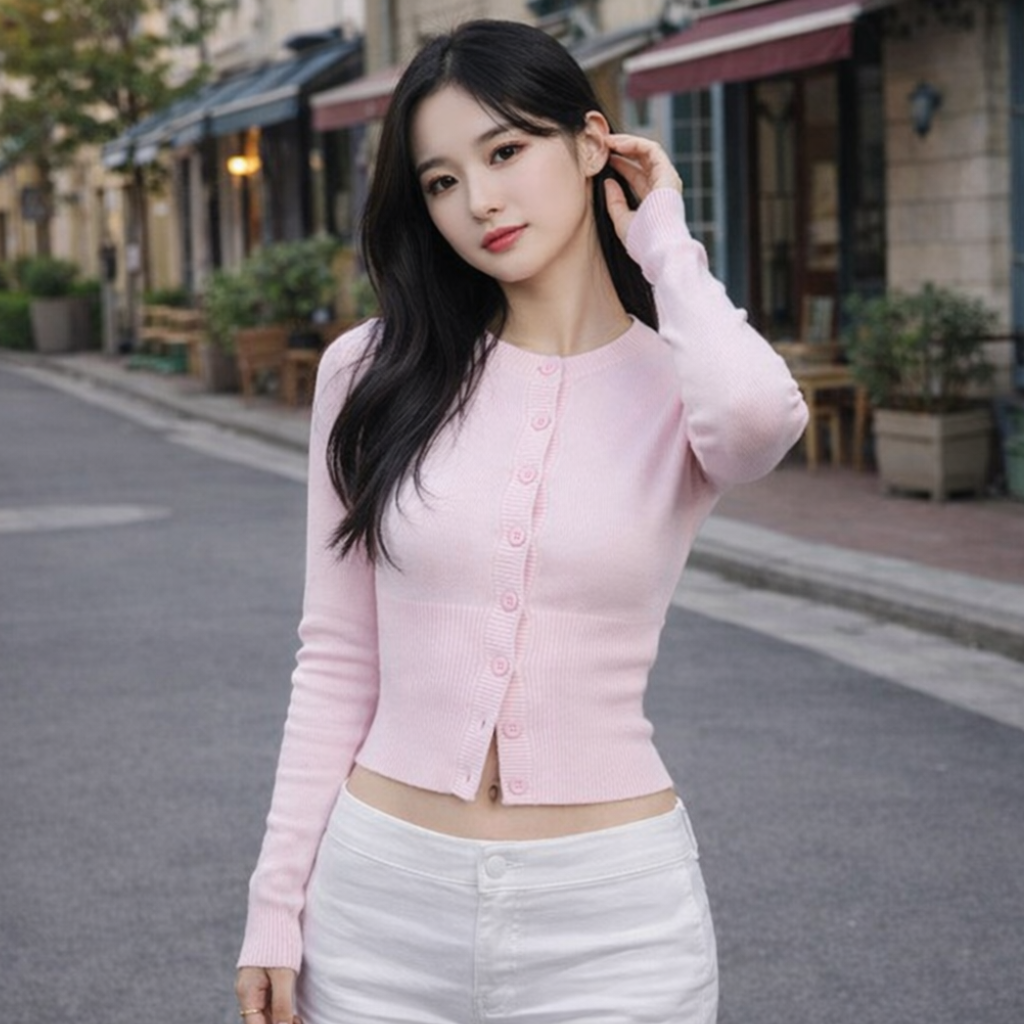 Cardigan Maille Boutonnée