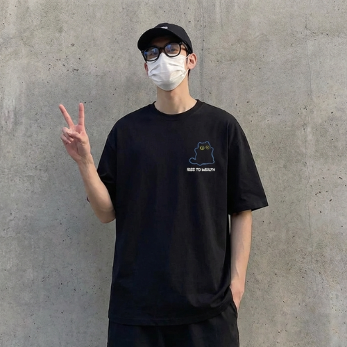 T-shirt Korean Unisex