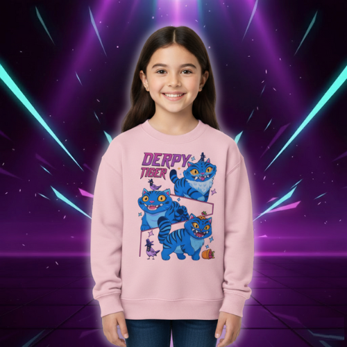 Sweat pour Enfant Derpy Tiger Demon Hunters