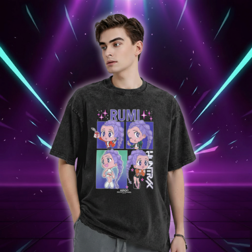 T-shirt Vintage Animé KPop Rumi Huntrix