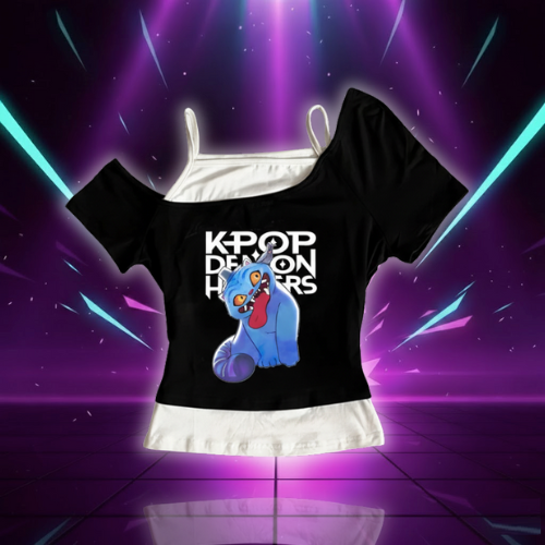 T-shirt Animé Y2K KPop Derpy Tiger