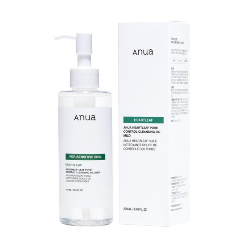 [Anua] Huile Nettoyante Douce Controle des Pores Heartleaf pour Peaux Sensibles