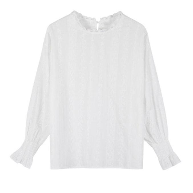 Blouse Coreenne Manche bouffante