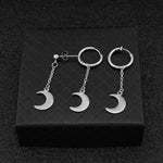 Boucle d'oreille - Croissant de lune