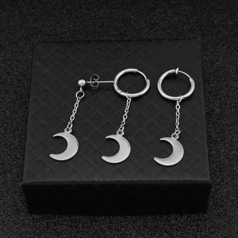 Boucle d'oreille - Croissant de lune