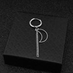 Boucle d'oreilles lunaire