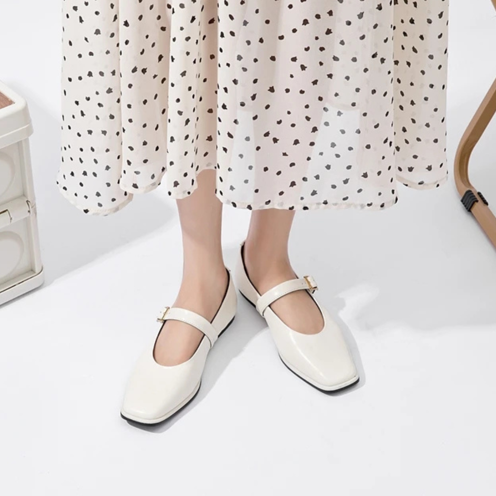 Ballerine Babies Femme Cuir