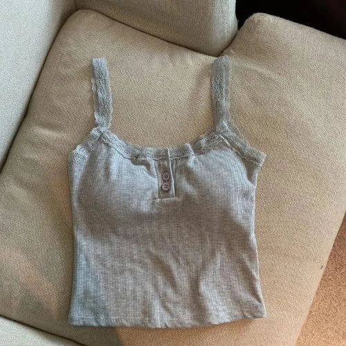 Camisole à Dentelle Lisa - groupe Blackpink