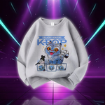 Casual Unisex  Boys Girls Movie Fans Gift Hoodie Manga Kids Huntrix Kpop Demon Hunters Children's Sweatshirt Cute Tiger Hoody (Copie)