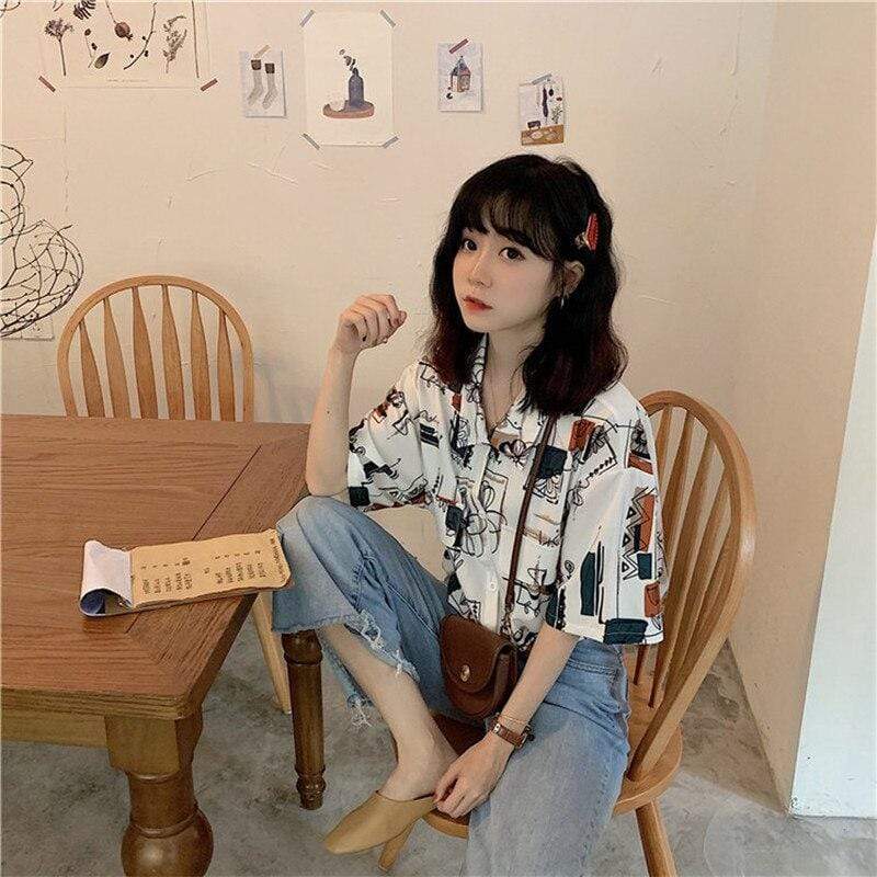 Chemisier Korean Chic