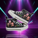 Children's Canvas Shoes High-Top Kpop Demon Hunter Girls Sneakers Breathable Kids sports Shoes Student Running Tennis Shoe (Copie)