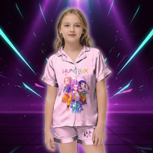 Children's pajamas Shorts Set Children Toddler Short Sleeve Print Shirts Tops Pants Outfits Button пижама детская