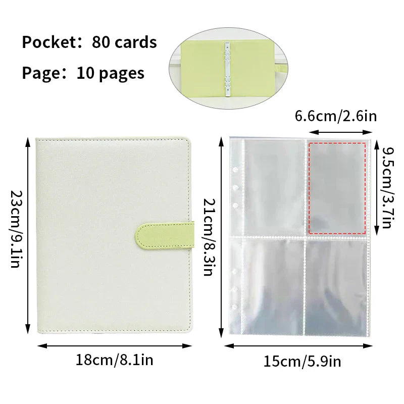 Classeur Photocards en Cuir K-pop