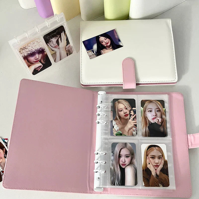 Classeur Photocards en Cuir K-pop