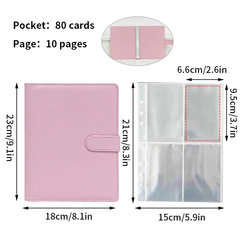 Classeur Photocards en Cuir K-pop